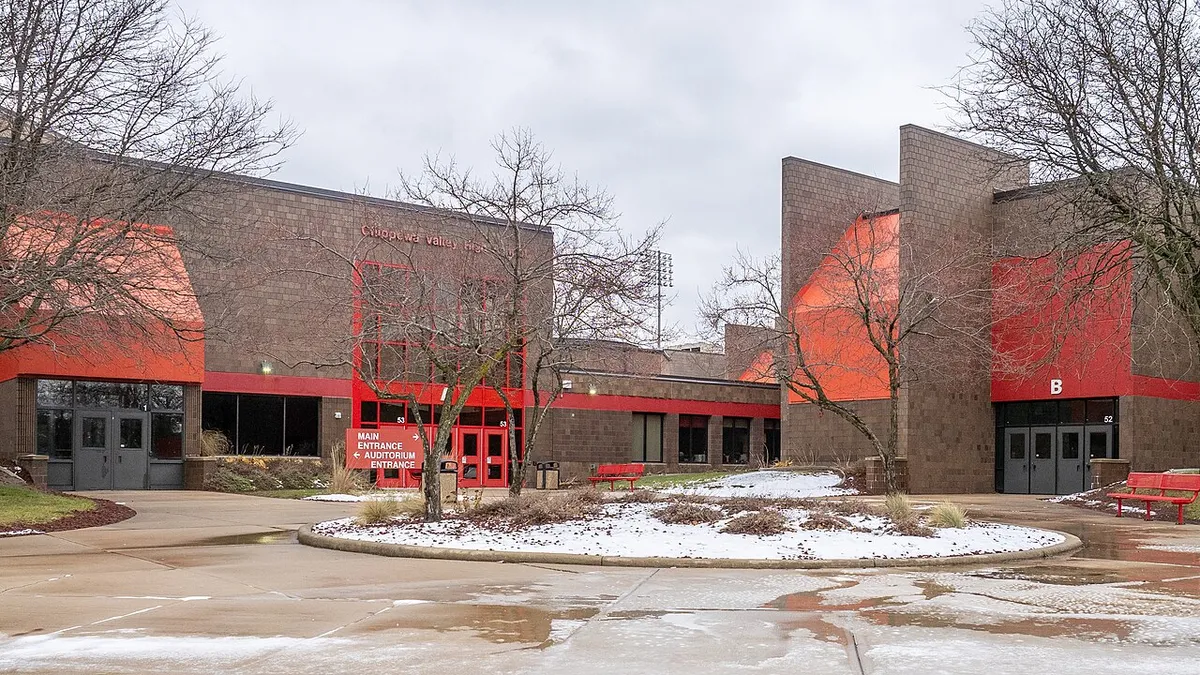 Chippewa Valley High School in Clinton Township, Macomb County, Michigan